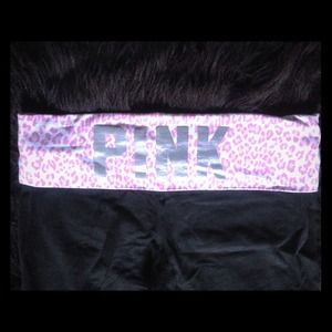 Victorias Secret Pink Cheetah Yoga/ Sweatpants!!