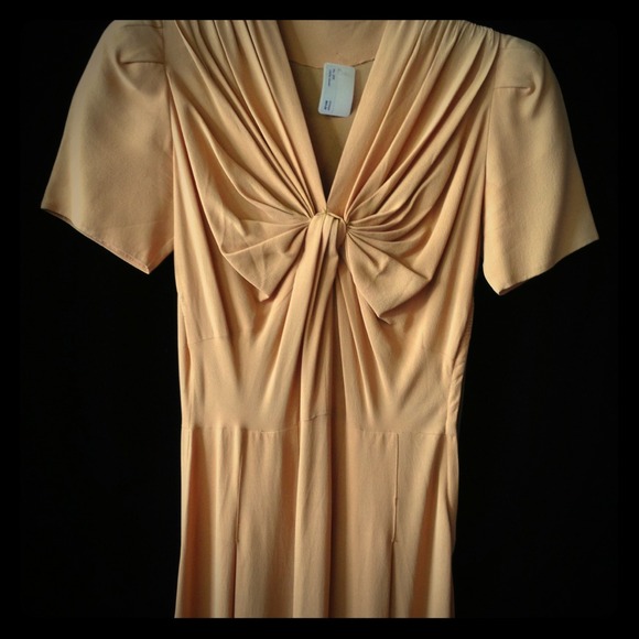 1940s Goldenrod Gown
