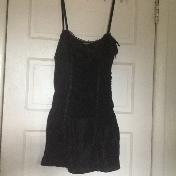 Guess 💯% silk Little Black Dress sz 9