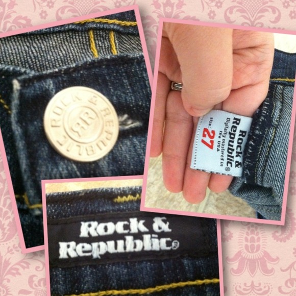 Rock & Republic Sz 27 Jeans! Great condition! - Picture 4 of 4