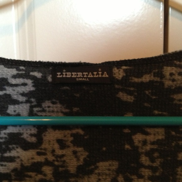 Grey Hooded Tee with Crystals - Picture 3 of 4