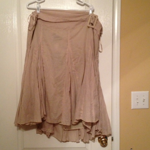 Khaki skirt