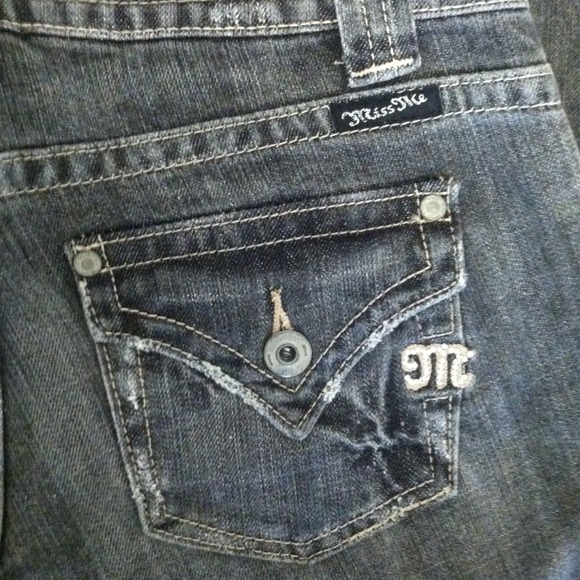 *MISS ME* Sz 26 Black Bootcut Jeans - HOT ๐โค - Picture 4 of 4