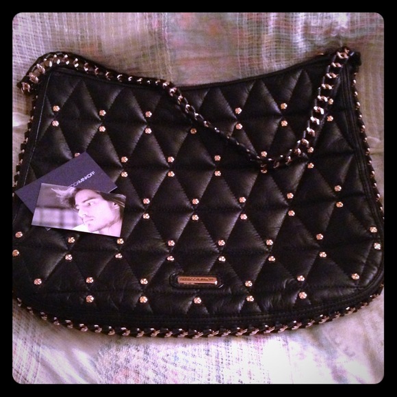⛔SOLD⛔ Rebecca Minkoff Black Rose Gold Casanova