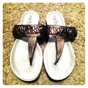 Me Too bronze buckle sandles