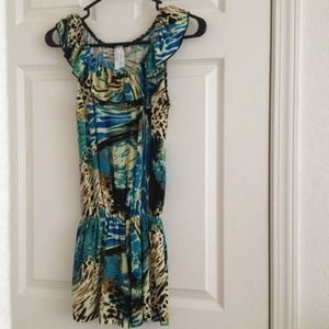 Animal Print Rompers. Worn once.