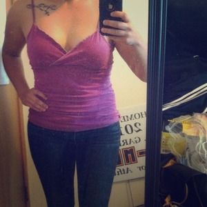 Purple Mossimo tank, fits like M/L