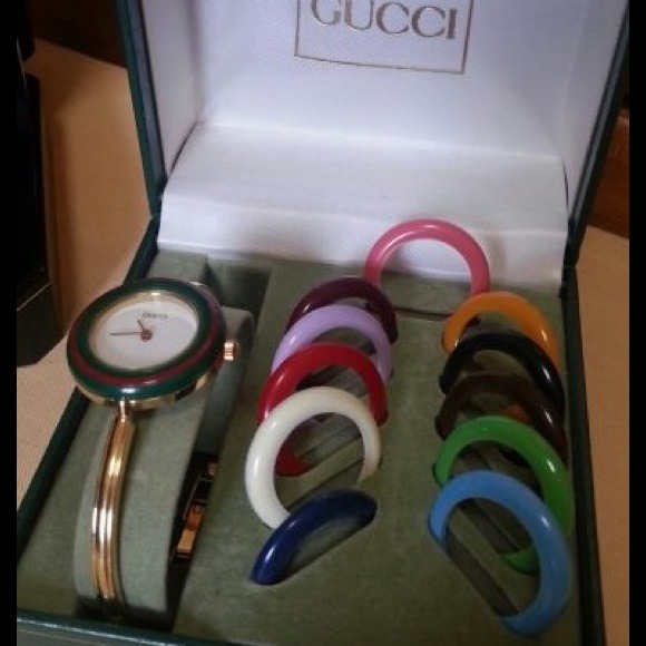 Sold..Authentic gucci bezel watch