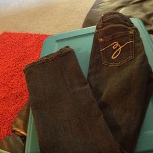 Dark blue jean pants