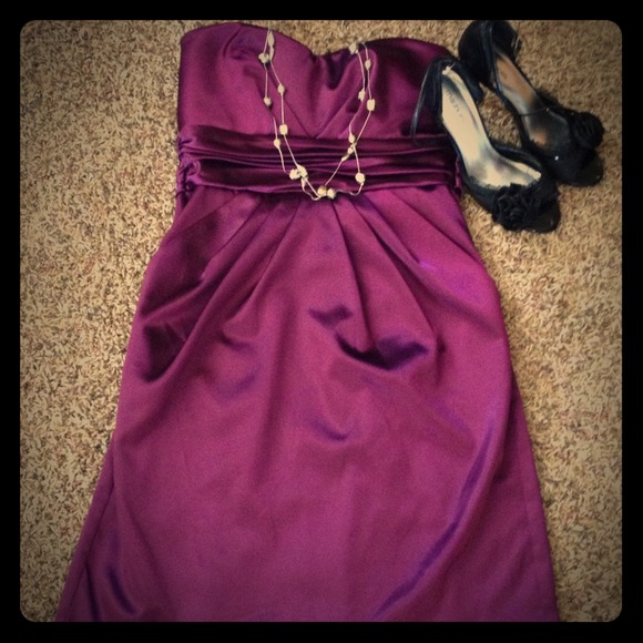 End of Summer Sale! Satin Cocktail Dress