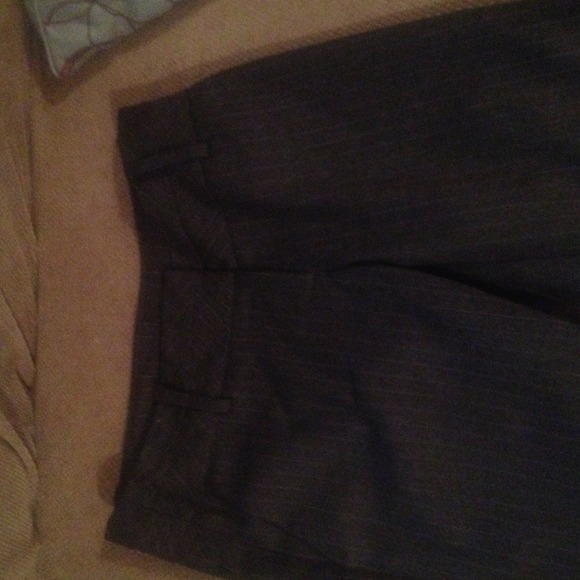 Twenty one size o dark grey pinstripe