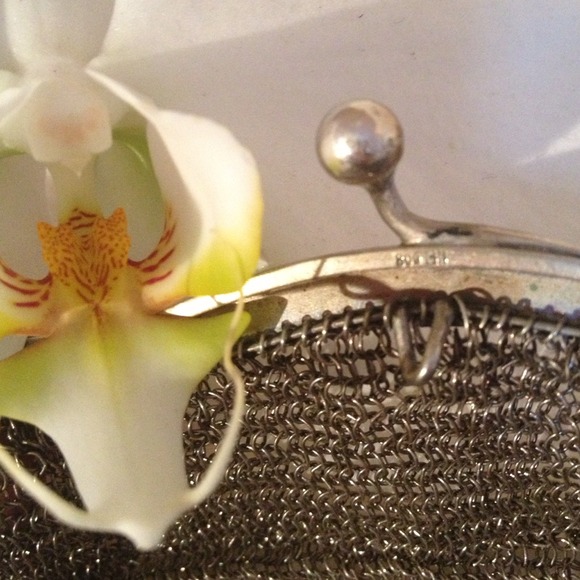 🍃❤ A Touch of Romance ... Antique SS evening bag - Picture 1 of 4
