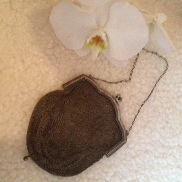 🍃❤ A Touch of Romance ... Antique SS evening bag - Picture 4 of 4