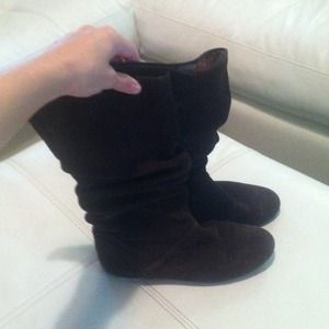 Brown Suede Boots