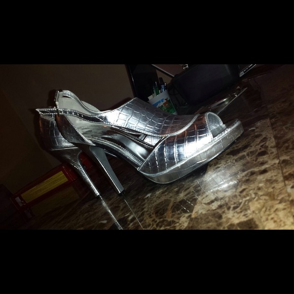 Silver heels