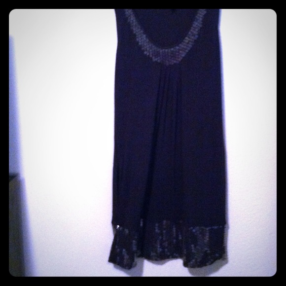 Express Black with Sequins Dress