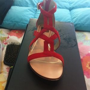 Great condition Red Dolce vita  suede sandals