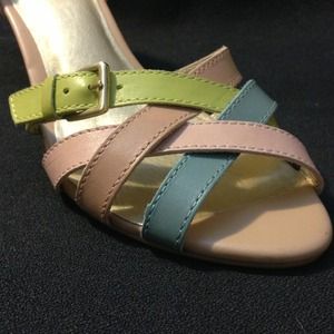 Seychelles multi-colored sandals like new!