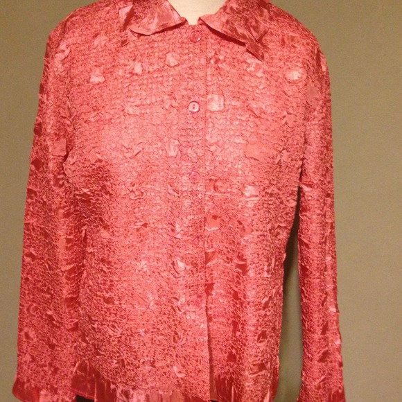 Vintage dark pink dress shirt