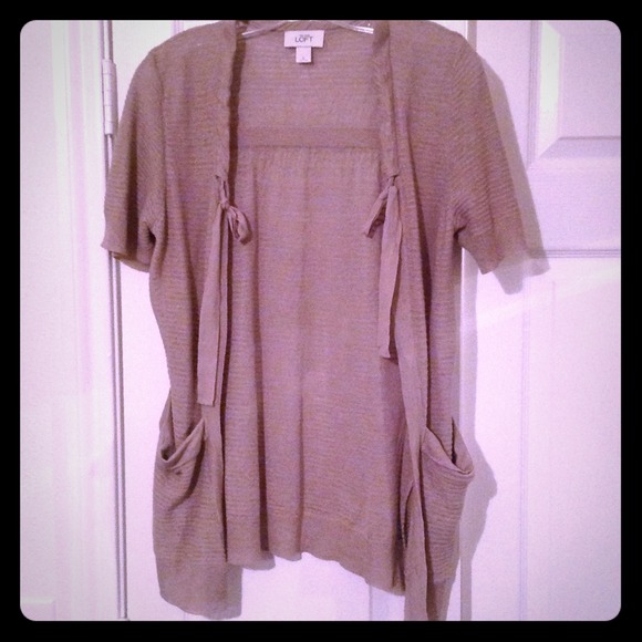 SOLD IN BUNDLE LOFT Silver-Grey Cardigan
