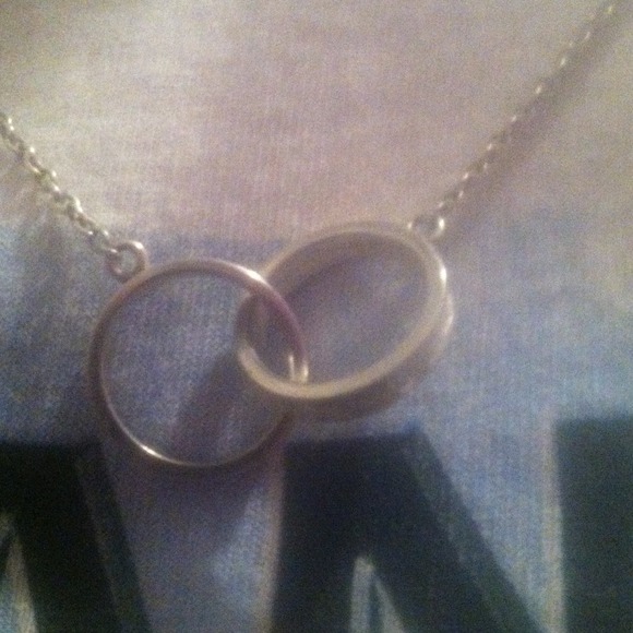 Double ring Tiffany &co necklace