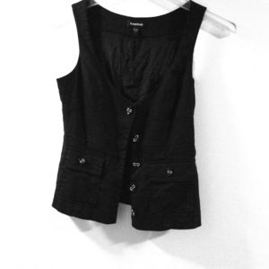 Black Bebe vest
