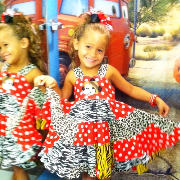 Custom Boutique Mickey Safari Dress