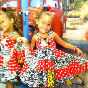 Custom Boutique Mickey Safari Dress