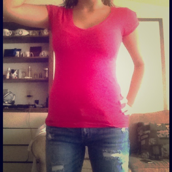 Dark pink top!!