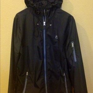 Women's Black & Gray Hooded Jacket by Nixon