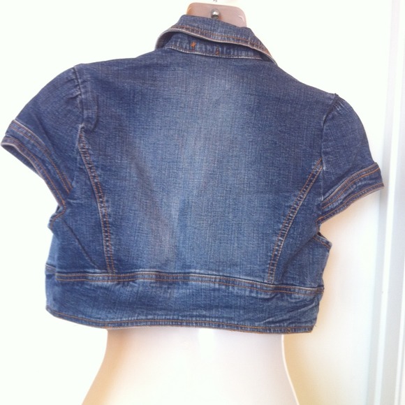 Denim cardigan jacket - Picture 2 of 2