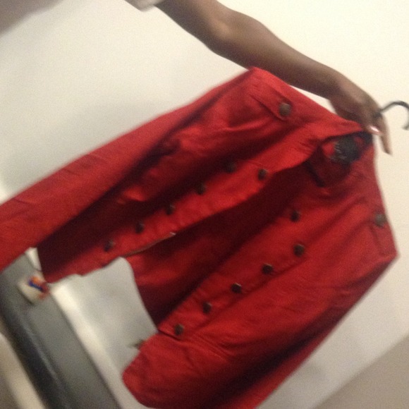 Medium red jacket