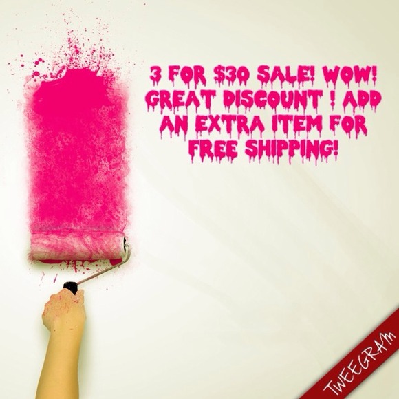 3 for $30 SALE