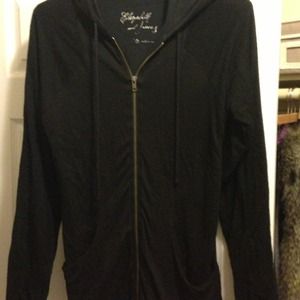 Black oversized hoodie