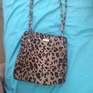 Animal print purse