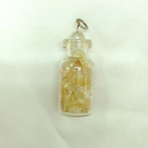 Jar full of stones pendant
