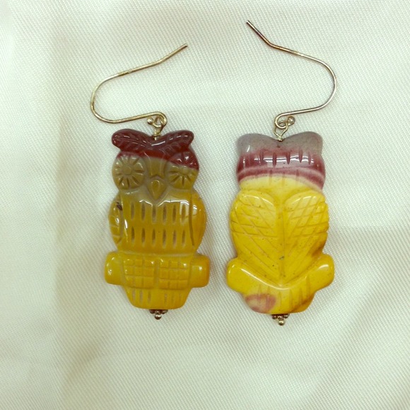 Owl shaped earrings