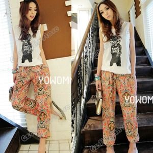 Small zara chiffon pants