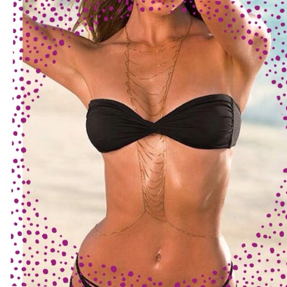 Reserved for Miamode 🌟Ladder Body Chain🌟 in gold