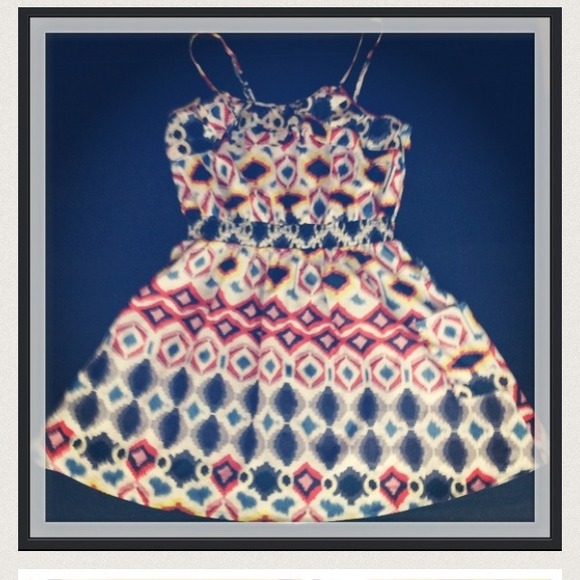 ⚡Sold⚡Super Cute Ikat Dress with Pockets!