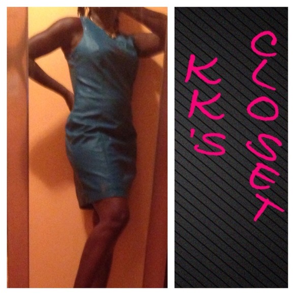 😱New NICOLE MILLER GENUINE LEATHER DRESS😱