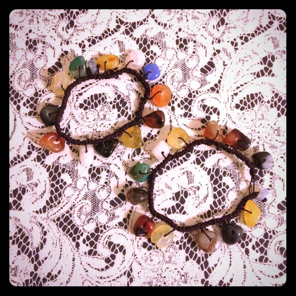 2pcs set Natural Stone Bracelet