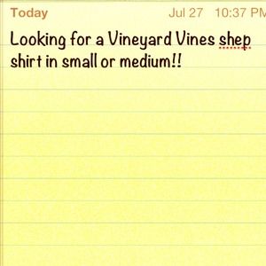 Vineyard Vines Shep shirt wanted