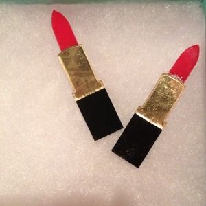 Lipstick earrings