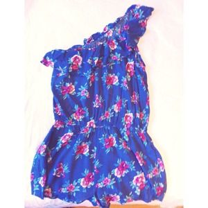 Forever 21 medium floral romper