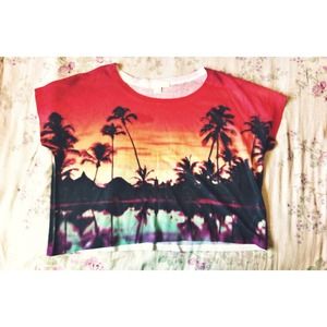Forever 21 Sunset Crop Top