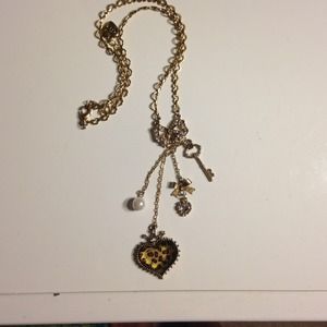 Betsey Johnson Cheetah Necklace