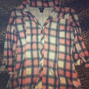 Pink, White, & Grey Flannel