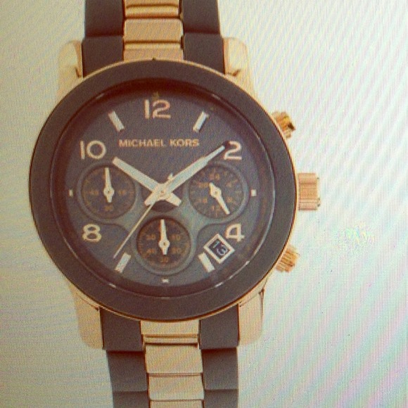 Sold! NWT rose gold Michael Kors watch!