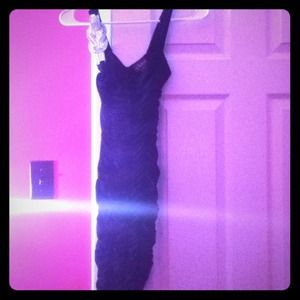 black form fitting dress!